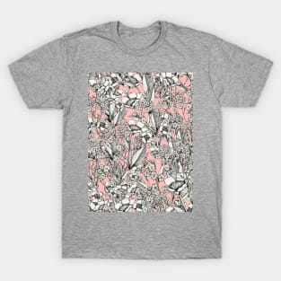 Flower hand drawn pattern T-Shirt